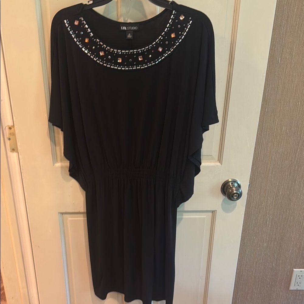 Black Embellished Women's Top